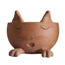 vaso formato de gato arte 166