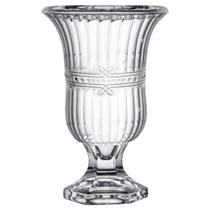 Vaso Fratello em cristal ecologico com pe D15xA23,5cm - L'Hermitage