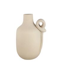 Vaso garrafa ceramica laco voluta ii bege rustico 26,5cm Vaso garrafa ceramica laco voluta ii bege rustico 26,5cm