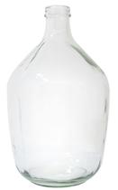 Vaso garrafa de vidro decorativa transparente - BTC