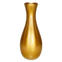 Vaso Garrafa Grande em Cerâmica de Sala Decor - Golden