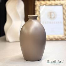 Vaso Garrafa P Licor de Cacau - Cerâmica Tons Terrosos Vaso Garrafa P Licor de Cacau - Cerâmica Tons Terrosos