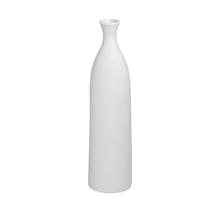 VASO GARRAFA RISCATO DECORATIVO EM CERAMICA BRANCO - 40,5cm VASO GARRAFA RISCATO DECORATIVO EM CERAMICA BRANCO - 40,5cm