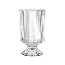 Vaso Graffiato em Vidro 10,5x10,5x18cm - Hauskraft