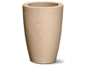 Vaso Grafiato Cônico Areia 65Cm - Nutriplast