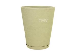 Vaso Grafiato Luxo Planta Casa Decoração Jardim Varanda N1--bege Vaso Grafiato Luxo Planta Casa Decoração Jardim Varanda N1--bege