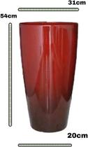 Vaso Grande 54cm Terracota Liso para Plantas Decoração Jardim Varanda Sala