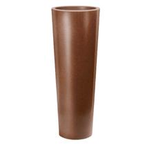 Vaso Grande de Chão Decorativo De Polietileno 27,5 Litros Classic Cone 70 Terraza Para Sala Varanda E Escritório Para Planta - Nutriplan