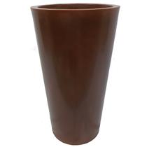 Vaso Grande Decorativo De Polietileno Para Plantas E Flores 79 x 44 cm - Marrom