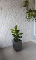 Vaso Grande Espelhado Fumê Chão Decoração Sala Vaso Grande Espelhado Fumê Chão Decoração Sala