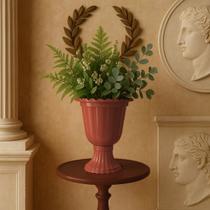 Vaso Grego Romano Pequeno Decoração de Plástico 750ml