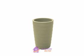 Vaso Grego Tramontina em Polietileno Areia 50 cm Vaso Grego Tramontina em Polietileno Areia 50 cm