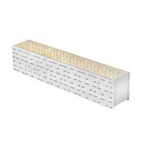 Vaso Horizontal Legacy Médio Prata