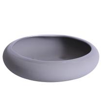 Vaso Ikebana Baixo Cerâmica Fosca Decor de Plantas Garden - Cinza Vaso Ikebana Baixo Cerâmica Fosca Decor de Plantas Garden - Cinza