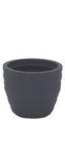 Vaso inca basic em polietileno grafite 24 cm tramontina