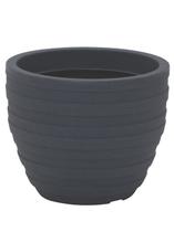 Vaso inca em polietileno grafite 38 cm tramontina