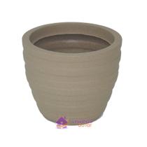 Vaso Inca Tramontina Basic Em Polietileno Areia 24 Cm Tramontina