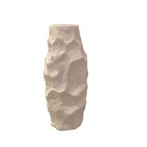Vaso irregular de terracota branco rzw0003 - BTC