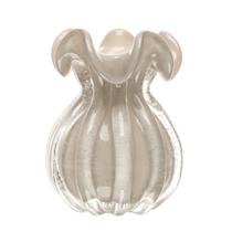 Vaso Italy Trouxinha em Vidro Nude Leitoso 10x11cm Wolff Vaso Italy Trouxinha em Vidro Nude Leitoso 10x11cm Wolff