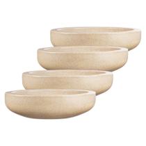 Vaso Jardim Afort Bacia Safira Bege 10cm x 35cm - 4 Unidades