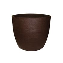 Vaso Jardim Redondo 20Cm Café Japi