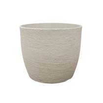 Vaso Jardim Redondo 20Cm Redondo Cimento