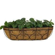 Vaso Jardineira de Fibra de Coco 60cm e Suporte Para Parede Vaso Jardineira de Fibra de Coco 60cm e Suporte Para Parede