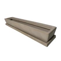 Vaso Jardineira Floreira De Plantas 80cm com Prato de Polietileno Vaso Jardineira Floreira De Plantas 80cm com Prato de Polietileno