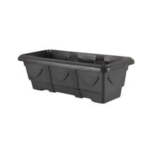 Vaso Jardineira Para Plantas E Temperos Cor Preta