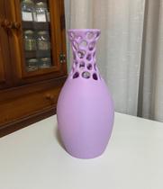 Vaso Jarro Decorativo Voronoi Flowers - Impressão 3D - 20cm