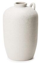 VASO JARRO EM CERAMICA OFF WHITE 26,5cm