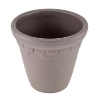 Vaso Jasmin em Melamina Chumbo 15cm - Hauskraft Vaso Jasmin em Melamina Chumbo 15cm - Hauskraft