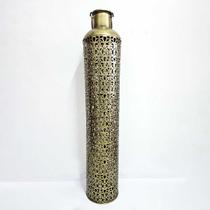 Vaso Lamparina Indiano de Ferro Dourado 104 cm de Altura