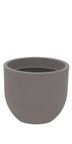 Vaso laos 28 cm em polietileno concreto tramontina