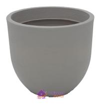 Vaso Laos Tramontina Basic em Polietileno Concreto 38 cm