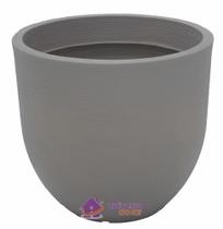 Vaso Laos Tramontina Basic em Polietileno Concreto 45 cm Vaso Laos Tramontina Basic em Polietileno Concreto 45 cm