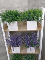 Vaso Lavanda Roxa e Verde