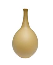 Vaso liso bojudo mostarda fosco 14,5cm