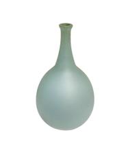 VASO LISO BOJUDO VERDE EM CERAMICA 25,5cm