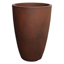 Vaso Liso Cônico 38 (41L) Cor Aço Corten JAPI Vaso Liso Cônico 38 (41L) Cor Aço Corten JAPI
