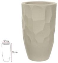 Vaso Luna Conico Granito Cimento 52cm