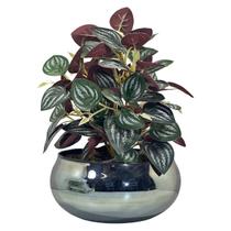 Vaso Luxo De Vidro Bronze Espelhado Arranjo Escurecido 33x22 Vaso Luxo De Vidro Bronze Espelhado Arranjo Escurecido 33x22