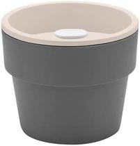 Vaso M Autoirrigável Plástico 14x14,7x12,7cm - Ou Vaso M Autoirrigável Plástico 14x14,7x12,7cm - Ou