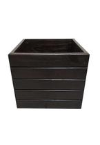 Vaso Madeira Rústico Não É Segredo Preto 40X36