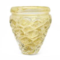Vaso Madrid VI Em Murano C/ Ouro 24k - Labone Vaso Madrid VI Em Murano C/ Ouro 24k - Labone