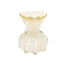 Vaso Maior Redondo Murano Italiano Pigmentação Rosê Luxo