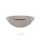 Vaso malta bowl 54 x 17 cm granito pedra - black