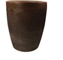 Vaso malta cone 38 x 55 cm rusty - BLACK