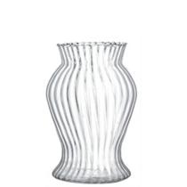 Vaso maria canelado 17x29 vidro transparente - PLASFORM