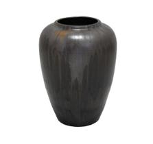 Vaso Medio Ceramica Marrom Design Rustico Impecavel Luxo